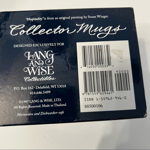 Lang & Wise Collector By Susan Winget 12oz Coffee Mug Vtg 1997 - Picture 5 of 8